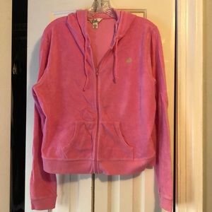 Lilly Pulitzer pink zip up hoodie
